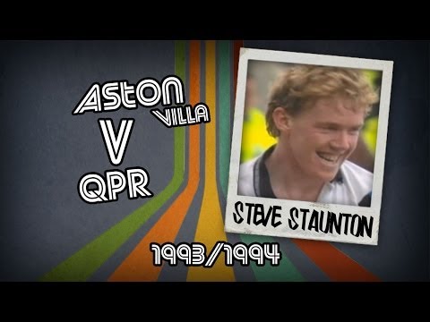 STEVE STAUNTON - Villa x QPR, 93/94 | Gol retrô