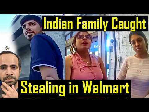 Indian Husband, Wife and Sister Caught STEALING in America