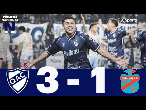 Quilmes 3-1 Arsenal | Primera Nacional | Fecha 23 (Zona A)
