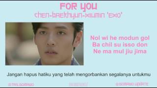 Download lagu EXO CBX - FOR YOU (Ost. Moon Lovers) [MV, EASY LYRIC, LIRIK INDONESIA] mp3