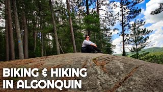 BIKING AND HIKING in Algonquin Provincial Park | Camping at Algonquin Provincial Park Mew Lake