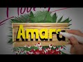 Amara Name Art Love Whatsapp Status Amara Couple Name Video NameArt Amara Shorts