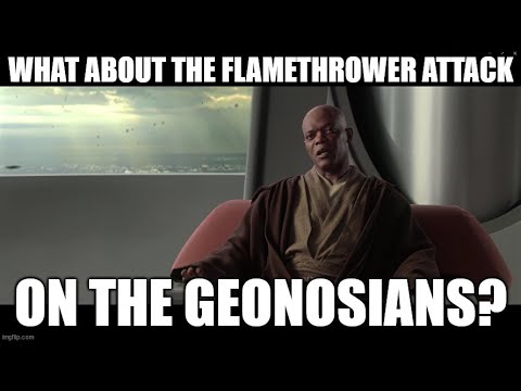 What about the droid attack on the Wookiees?