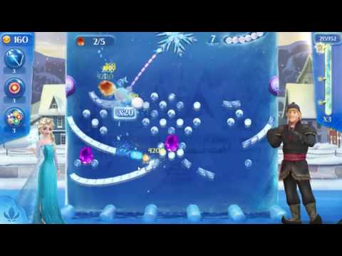 Frozen Free Fall: Icy Shot Level 44 - NO BOOSTERS ☃☃☃