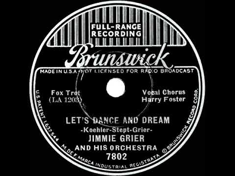 1936 Jimmie Grier (theme) - Let’s Dance And Dream (Harry Foster, vocal)