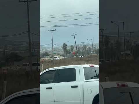 Possible cartel! A convoy of about 30 white unmarked trucks in mexico, cartel convoy