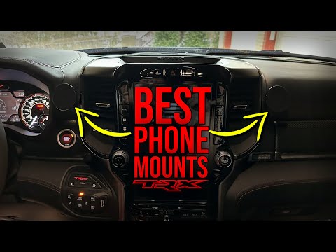 The ULTIMATE Phone Mounts For The RAM 1500 TRX, Rebel, AND ALL other 5th gens!
