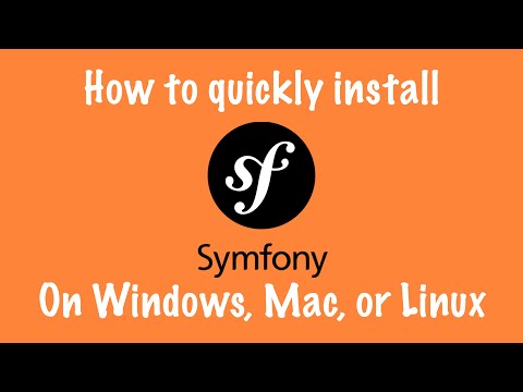 How to quickly install Symfony on Windows Mac or Linux in 2020 Docker desktop required
