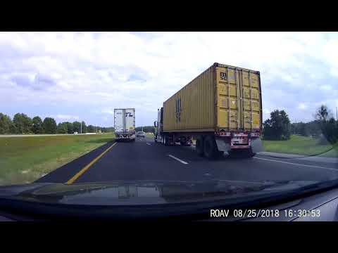 Semi-Truck Tire Blowout