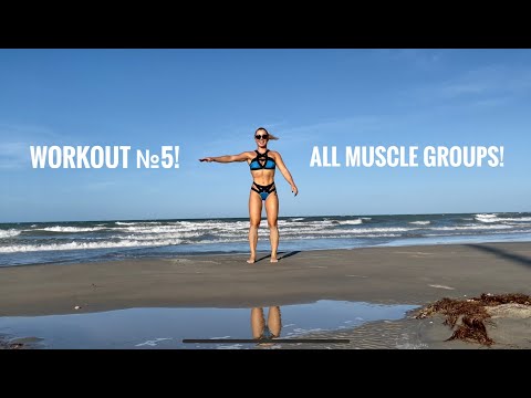 Sokolova Anastasia - Workout on the beach № 5 ! Abs, butt! All body!:))))