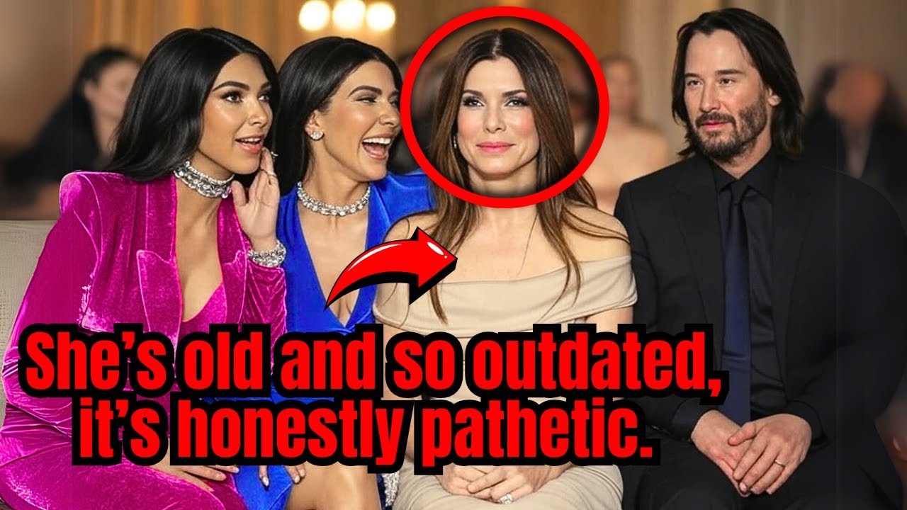 Influential Models Humiliate Sandra Bullock During Runway Show –Unaware That Keanu Reeves Was Behind
