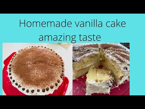 Homemade Vanilla Cake