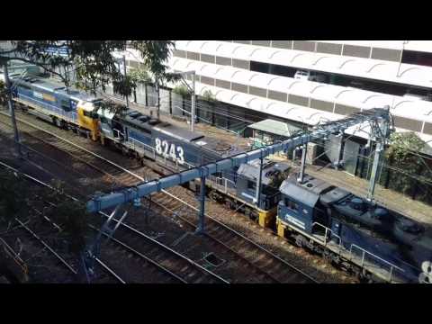 Up high at Gosford with coal coming though