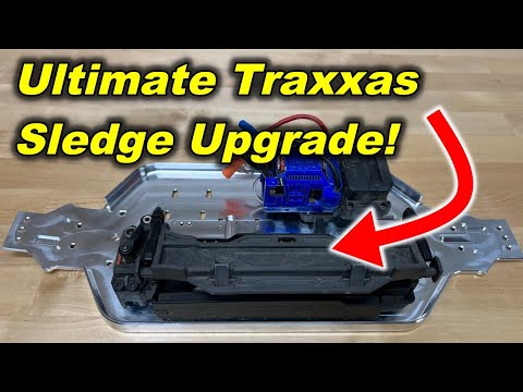 Ultimate Traxxas Sledge Upgrade! (Justbashitrc Just Bash It RC chassis)