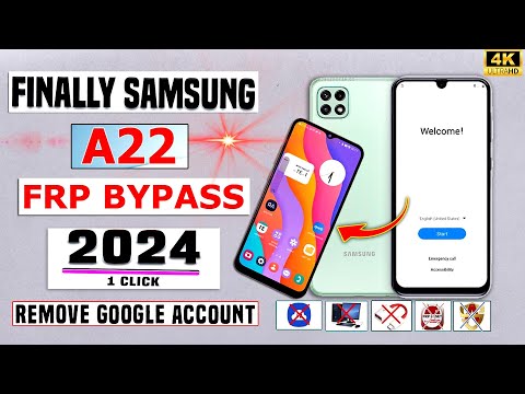 Without Pc💯2024 || Samsung Galaxy A22 FRP Bypass Android 13 Without Computer ✅ Remove Google Account