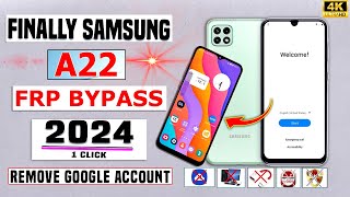 Without Pc💯2024 || Samsung Galaxy A22 FRP Bypass Android 13 Without Computer ✅ Remove Google Account