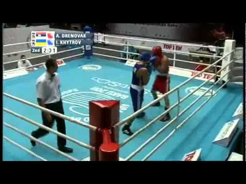 Middle (75kg) QF- Drenovak Aleksandr (SRB) VS Khytrov levgen (UKR) -2011 AIBA World Champs