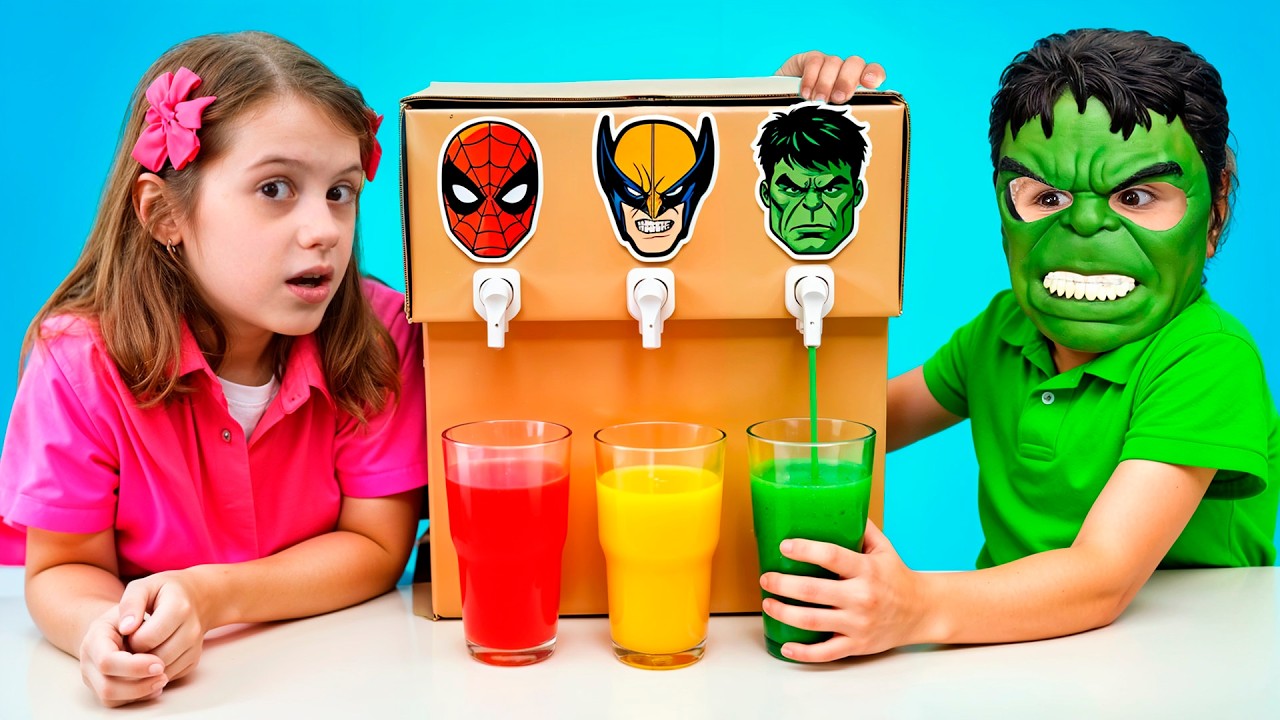 Kids Turn Into Superheroes with the Magic Power Cocktails