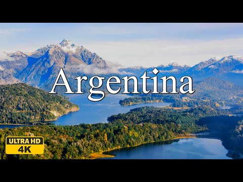 FLYING OVER ARGENTINA (4K UHD): Relaxing Piano Music & Beautiful Nature Landscapes For Relaxation