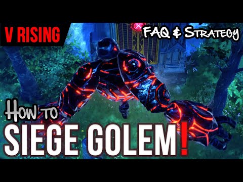V Rising Siege Golem and How to Raid - Tips, Strategy - Castle Base Attacking and Defending