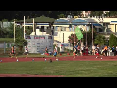 4x100m [M], zlatna Hrvatska - Prvenstvo Balkana za mlađe juniore i juniorke 2022