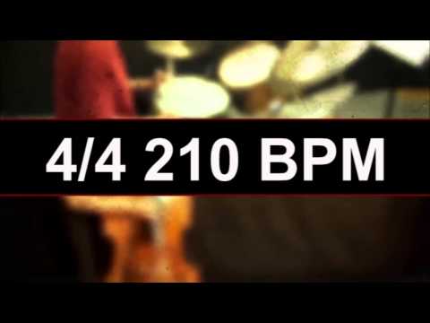 🔴 210 BPM Drums and Double Bass Metronome