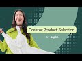 Creator Product Selection on Aspire
