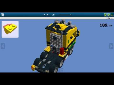 Грузовик лего с набора 6753 Highway Transport LEGO Creator