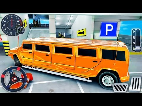 Multi Level Car Parking Luxury Hummer - Limousine Driving in City Simulator - Android Gameplay