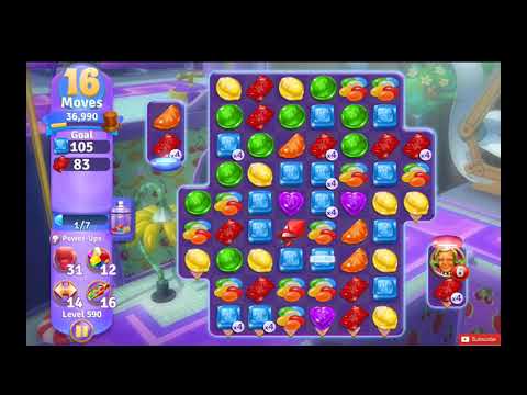 Wonka's World of Candy Level 590 NO BOOSTERS - A S GAMING ✔