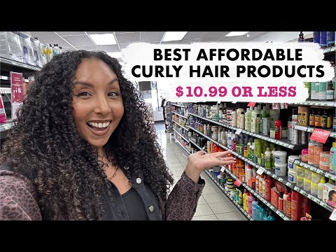 Best Affordable Curly Hair Products! $10.99 Or Less at...