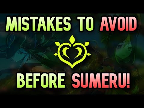 5 BIG Mistakes To AVOID Making Before SUMERU! | Genshin Impact 3.0 | Prepare for Sumeru