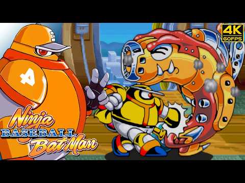 Ninja Baseball Bat Man - Roger (Arcade / 1993) 4K 60FPS