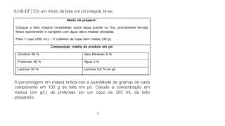 Observe O Rotulo De Uma Embalagem De Leite