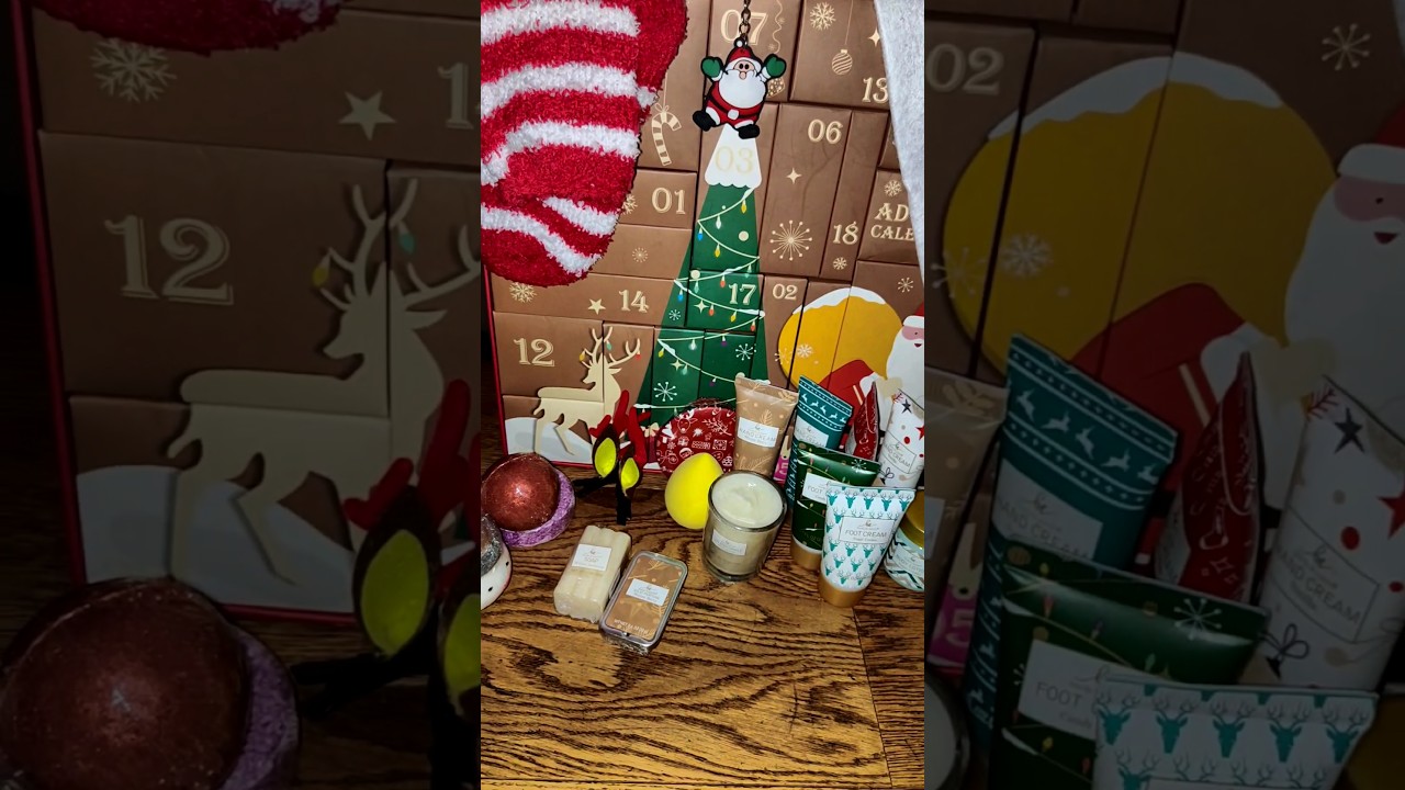 best gift ever Advent Calendar body and earth unboxing #shorts