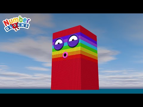 Looking for Numberblocks Cube BIGGEST 100x170x100 is Numberblocks 1.700.000 MILLION GIANT Number
