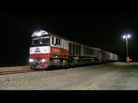 9721V SCT Container Freight With CSR010 (24/7/2020) - PoathTV Australian Trains & Railways