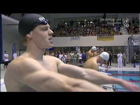 DM 2012 - Finale 50m Freistil der Männer