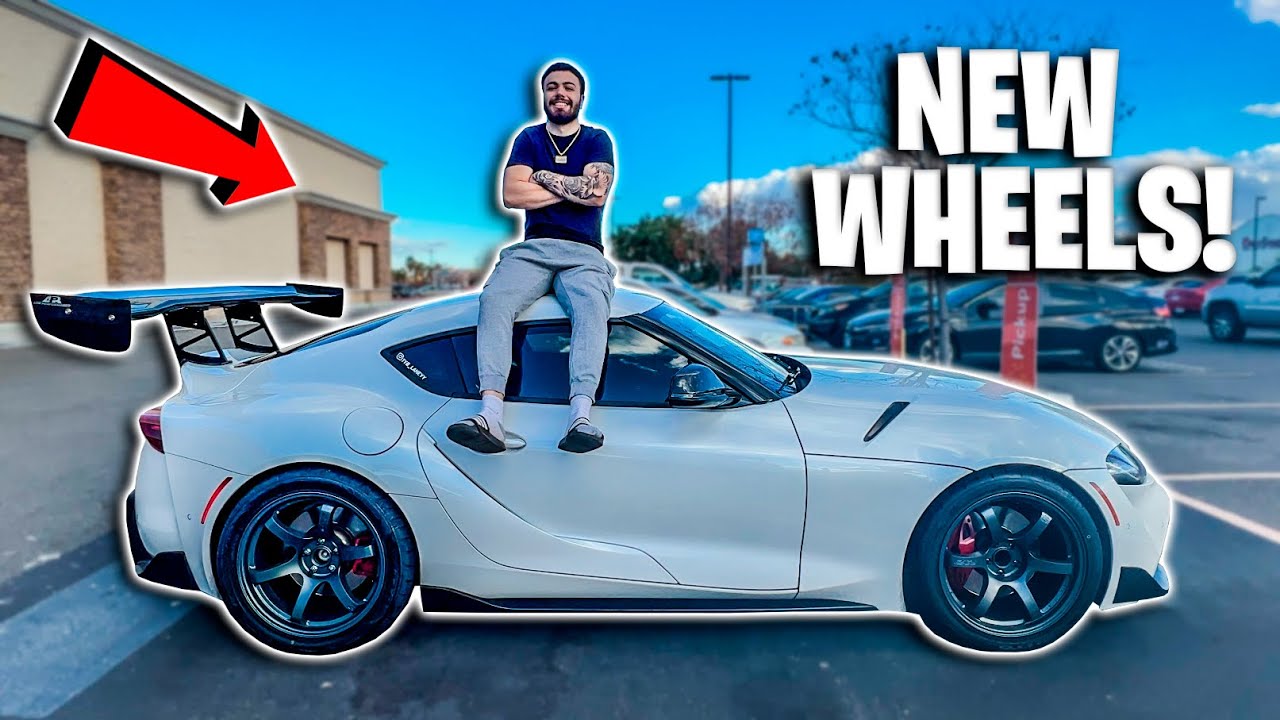 FINALLY INSTALLING MY NEW WHEELS!!