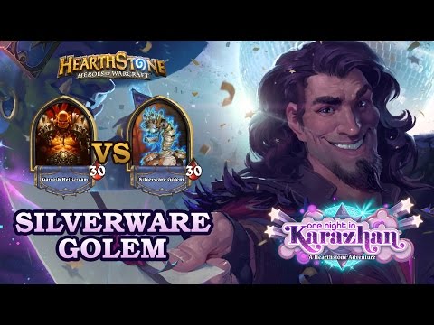 [Hearthstone] One Night in Karazhan - Silverware Golem