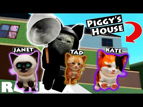 We became kittens and escaped Piggy's house from the Catcher!
