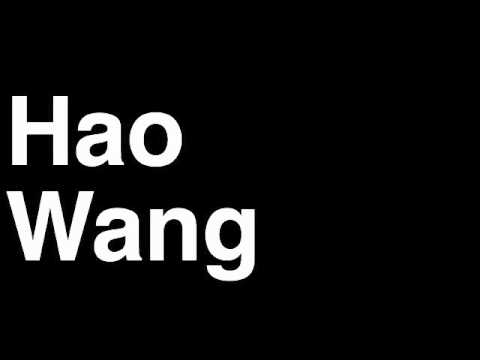 How to Pronounce Hao Wang China Gold Medal Synchronized 10m Diving London 2012 Olympics Video
