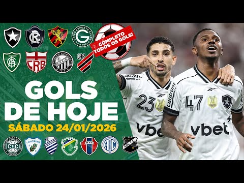 ⚽️ TODOS OS GOLS DESTE SÁBADO 24/01/2026 GOLS DOS ESTADUAIS , GOLS DE HOJE, GOLS DA RODADA(COMPLETO)