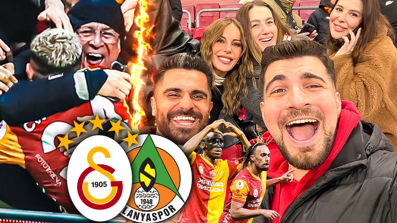 TORREIRA TARAFTARIN İÇİNE DALDI 😍 MÜTHİŞ GÖRÜNTÜLER | Galatasaray 3-1 Alanyaspor Stad Vlog