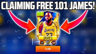CLAIMING FREE 101 OVR TOTY MASTER LEBRON JAMES IN NBA LIVE MOBILE SEASON 5