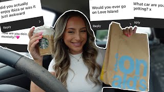 drive with me & catch up🚗 single life, new car, love island??..