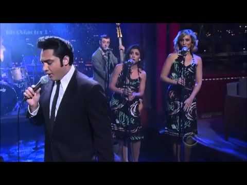 [HD] Justin Shandor - Can't Help Falling In Love (Elvis Week) - David Letterman 2-6-13