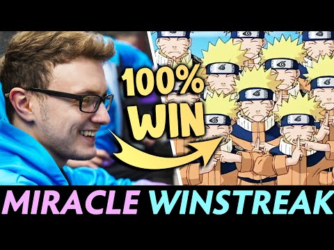 Miracle 100% WINRATE — WINSTREAK on favourite carry