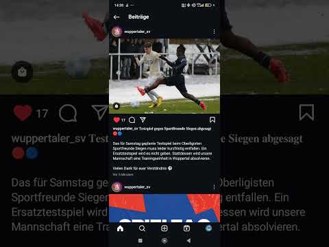 Das Testspiel gegen Sportfreunde Siegen wurde kurzfristig abgesagt