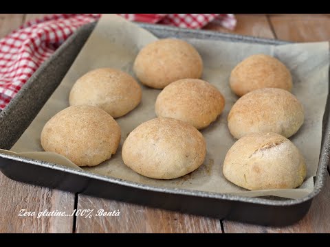 Panini morbidi senza impasto e senza glutine